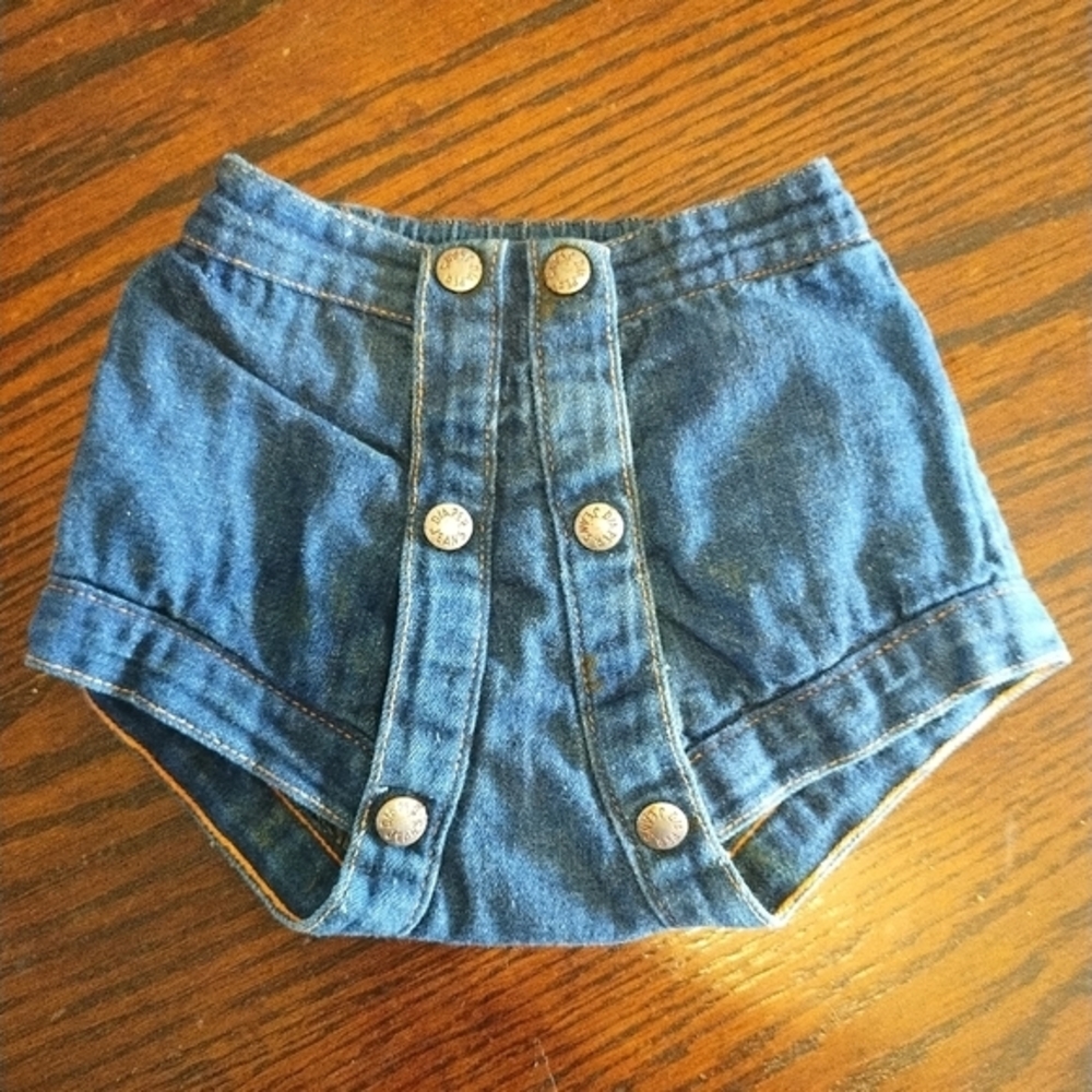vintage denim‎ diaper